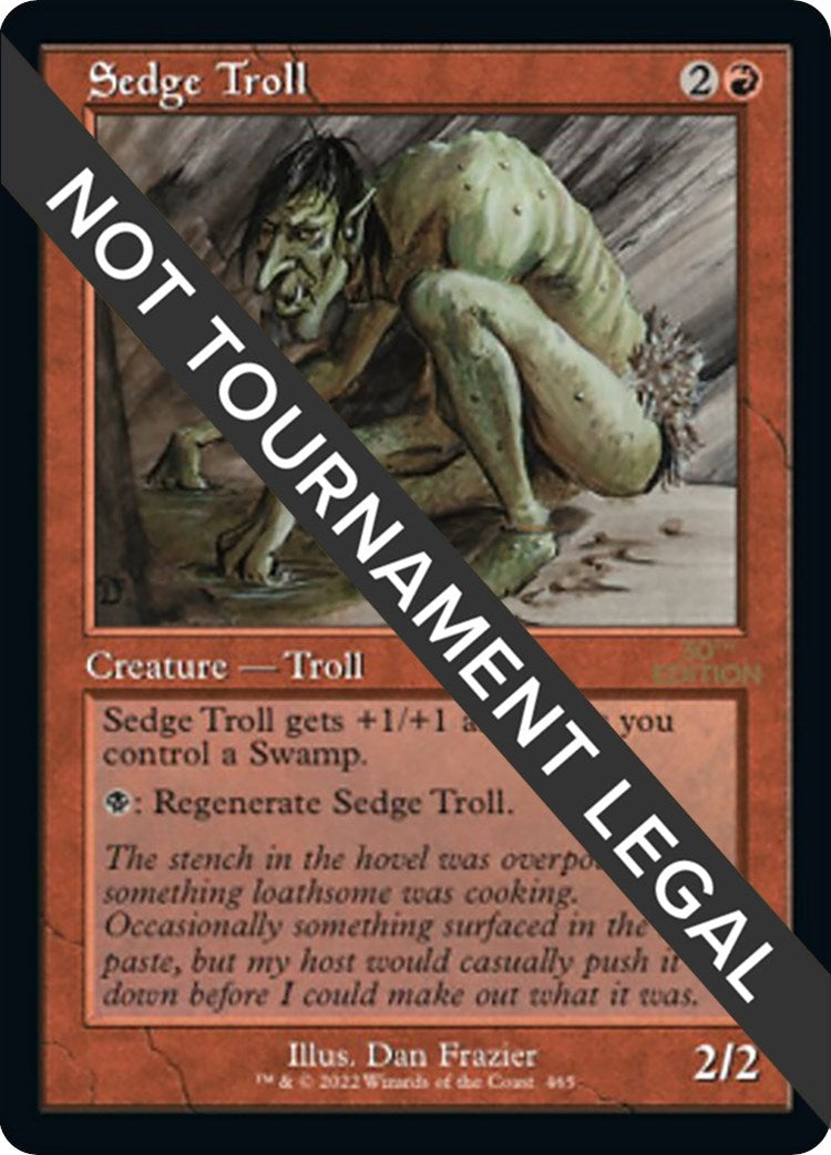 Image for Sedge Troll (Retro Frame) (30th Anniversary Edition) (465) - Magic: The Gathering
