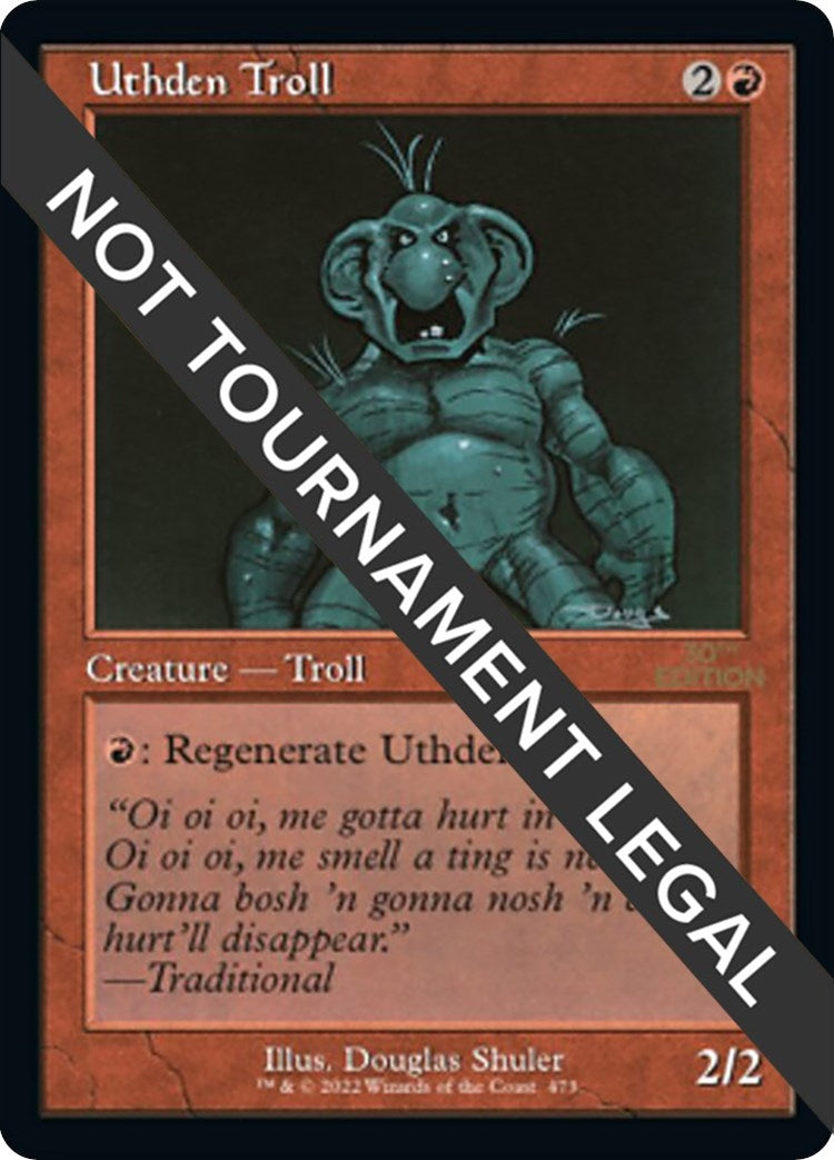 Image for Uthden Troll (Retro Frame) (30th Anniversary Edition) (473) - Magic: The Gathering