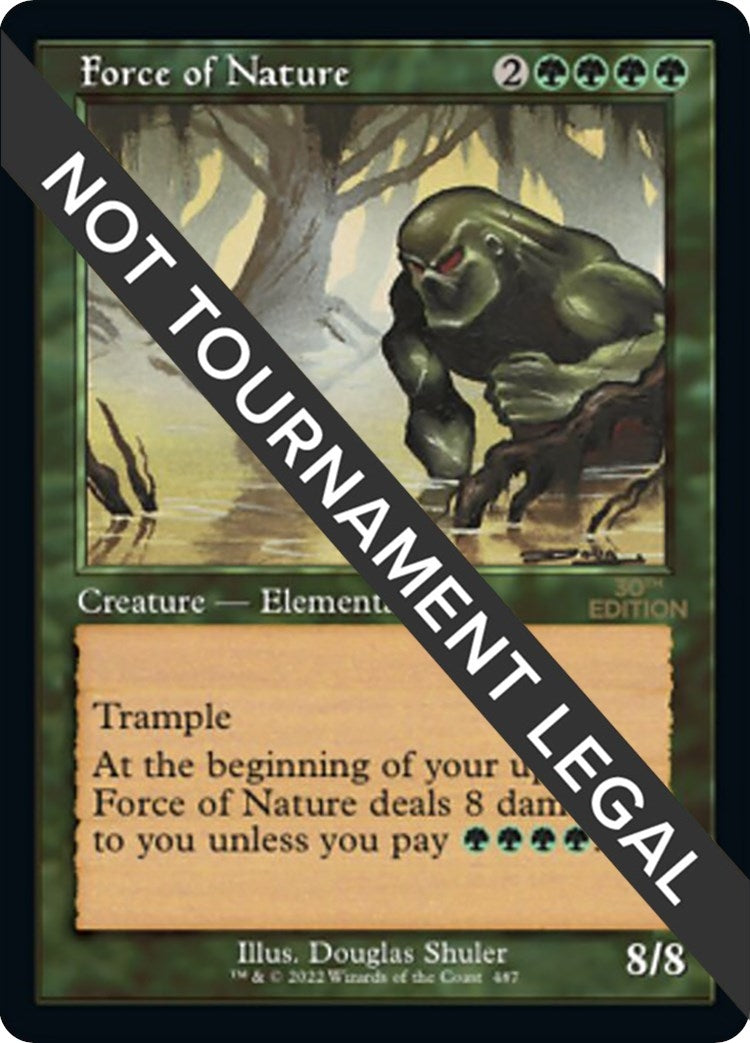Image for Force of Nature (Retro Frame) (30th Anniversary Edition) (487) - Magic: The Gathering