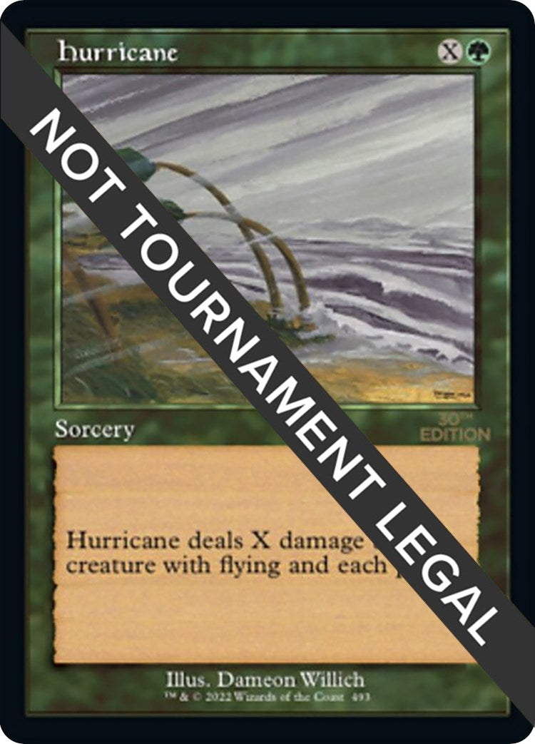 Image for Hurricane (Retro Frame) (30th Anniversary Edition) (493) - Magic: The Gathering