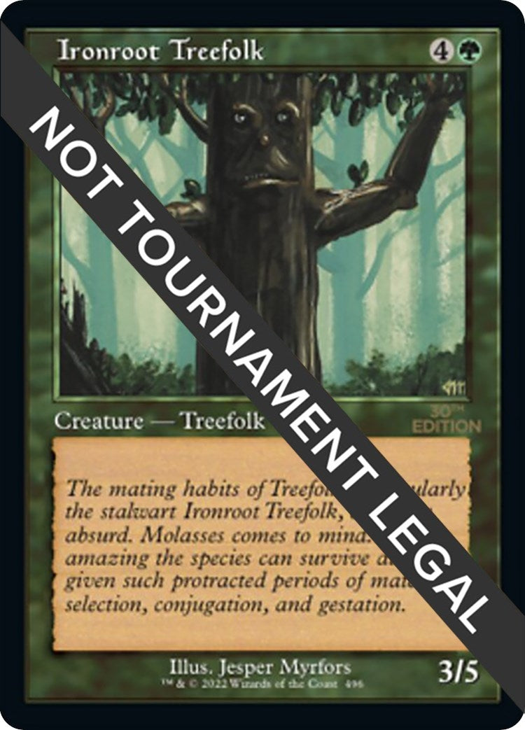 Image for Ironroot Treefolk (Retro Frame) (30th Anniversary Edition) (496) - Magic: The Gathering