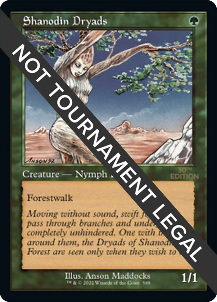 Image for Shanodin Dryads (Retro Frame) (30th Anniversary Edition) (509) - Magic: The Gathering