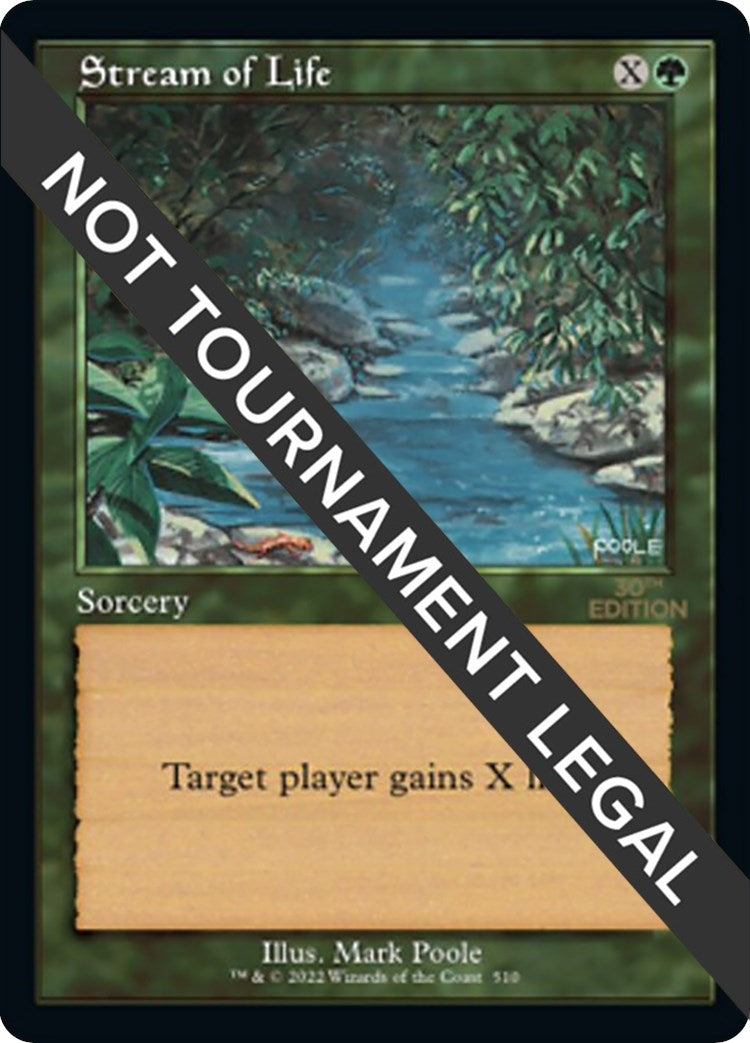 Image for Stream of Life (Retro Frame) (30th Anniversary Edition) (510) - Magic: The Gathering