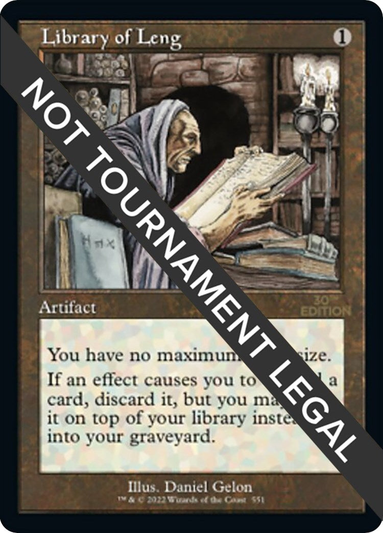 Image for Library of Leng (Retro Frame) (30th Anniversary Edition) (551) - Magic: The Gathering
