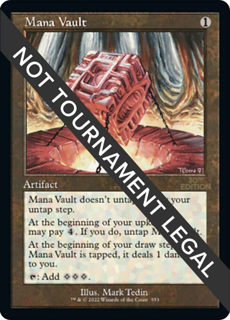 Image for Mana Vault (Retro Frame) (30th Anniversary Edition) (553) - Magic: The Gathering