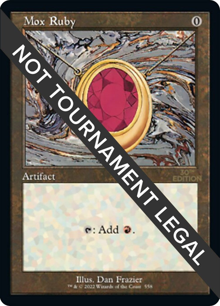 Image for Mox Ruby (Retro Frame) (30th Anniversary Edition) (558) - Magic: The Gathering