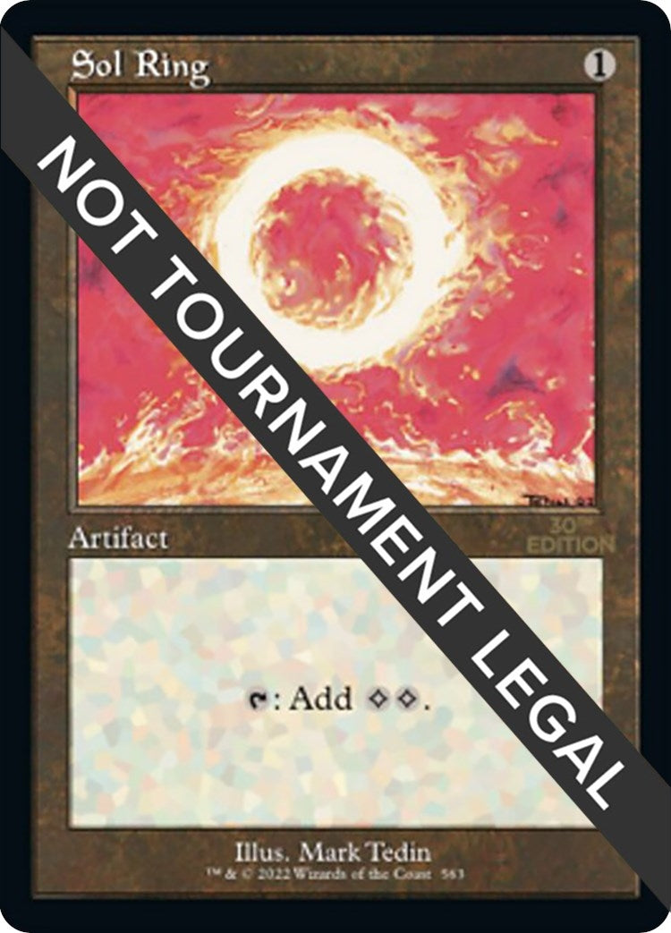 Image for Sol Ring (563) (Retro Frame) (30th Anniversary Edition) (563) - Magic: The Gathering