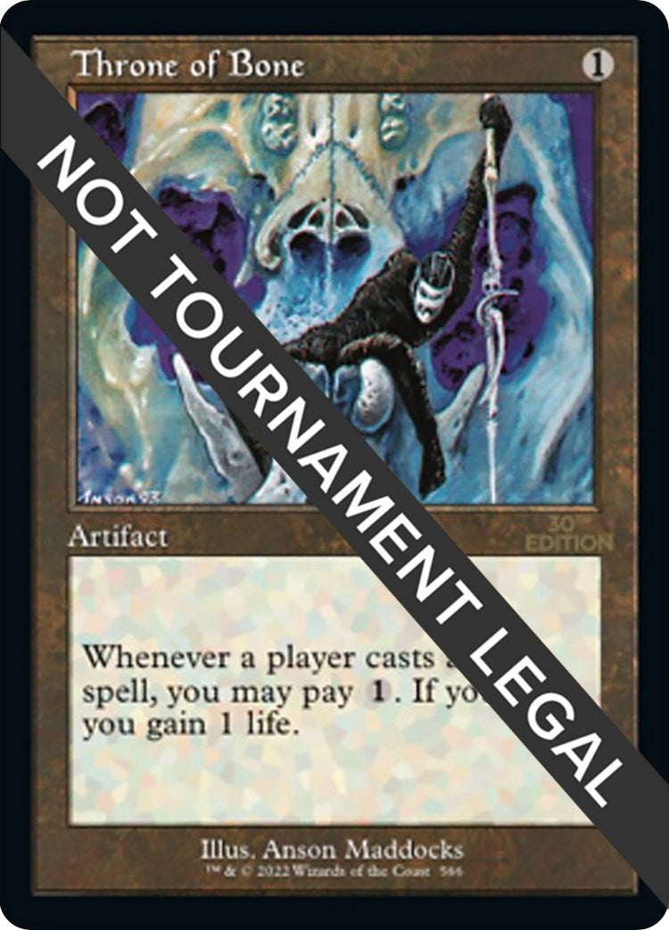 Image for Throne of Bone (Retro Frame) (30th Anniversary Edition) (566) - Magic: The Gathering