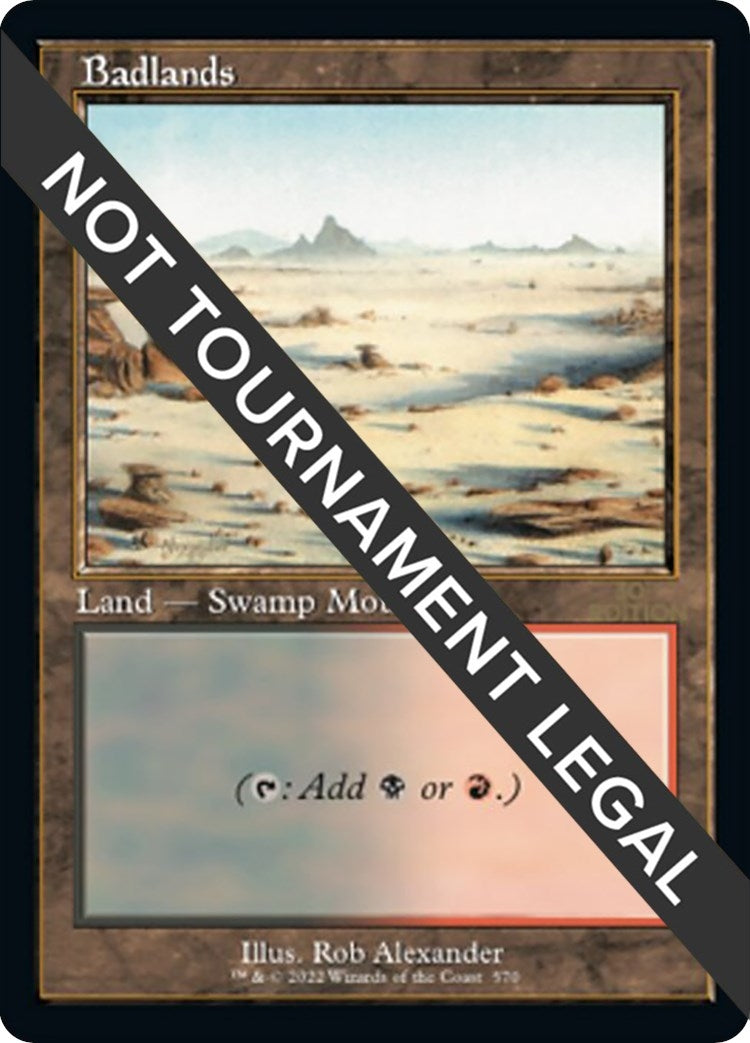 Image for Badlands (Retro Frame) (30th Anniversary Edition) (570) - Magic: The Gathering