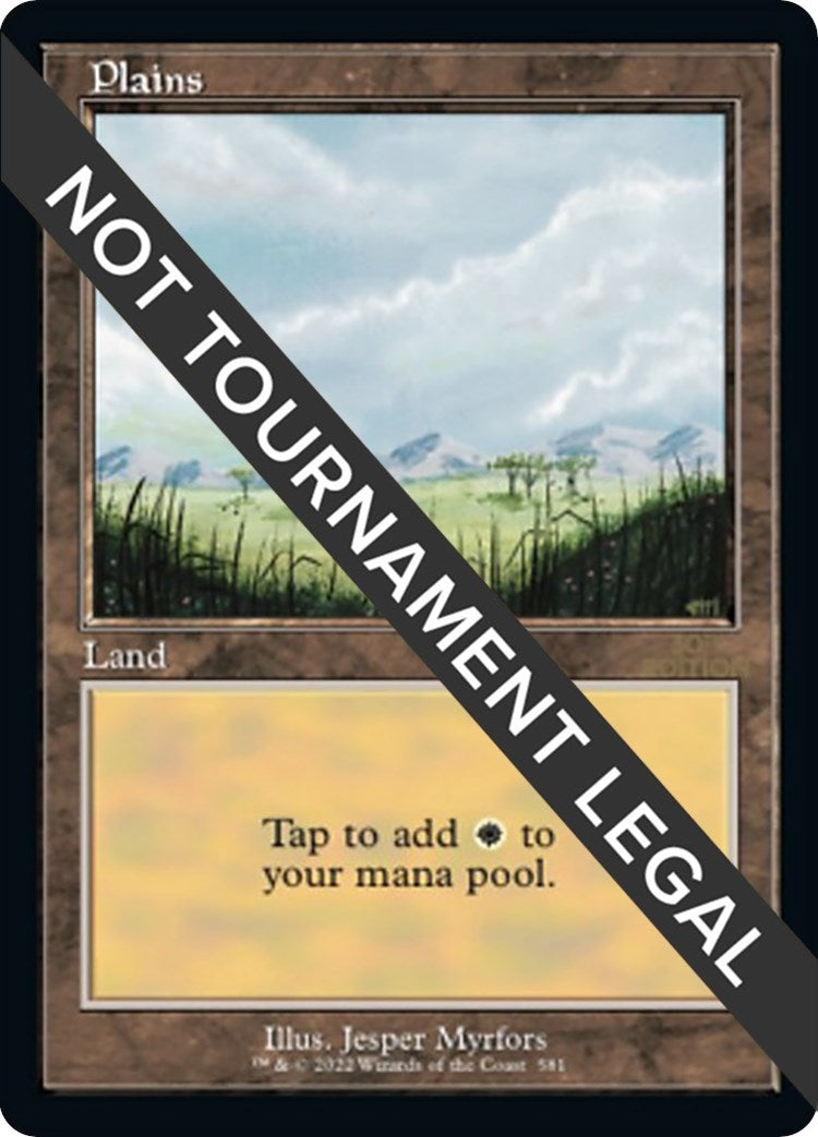 Image for Plains (581) (Retro Frame) (30th Anniversary Edition) (581) - Magic: The Gathering