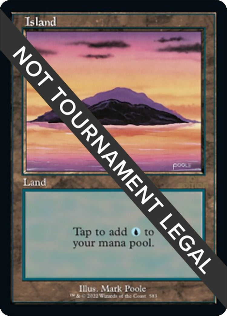 Image for Island (583) (Retro Frame) (30th Anniversary Edition) (583) - Magic: The Gathering
