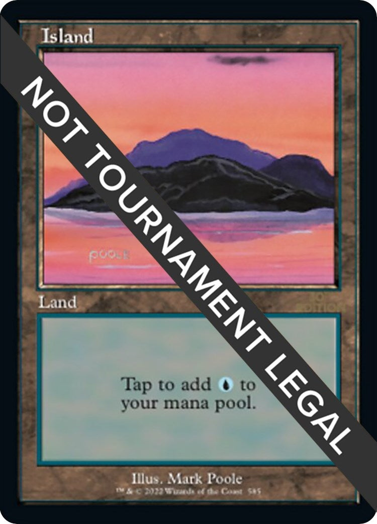 Image for Island (585) (Retro Frame) (30th Anniversary Edition) (585) - Magic: The Gathering