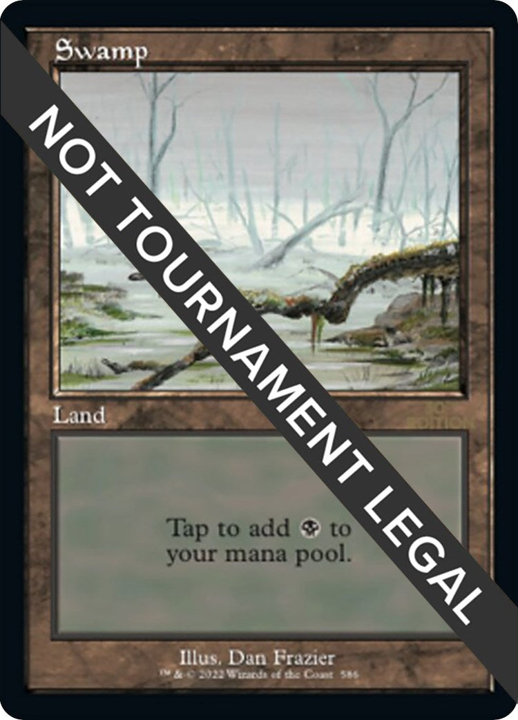 Image for Swamp (586) (Retro Frame) (30th Anniversary Edition) (586) - Magic: The Gathering