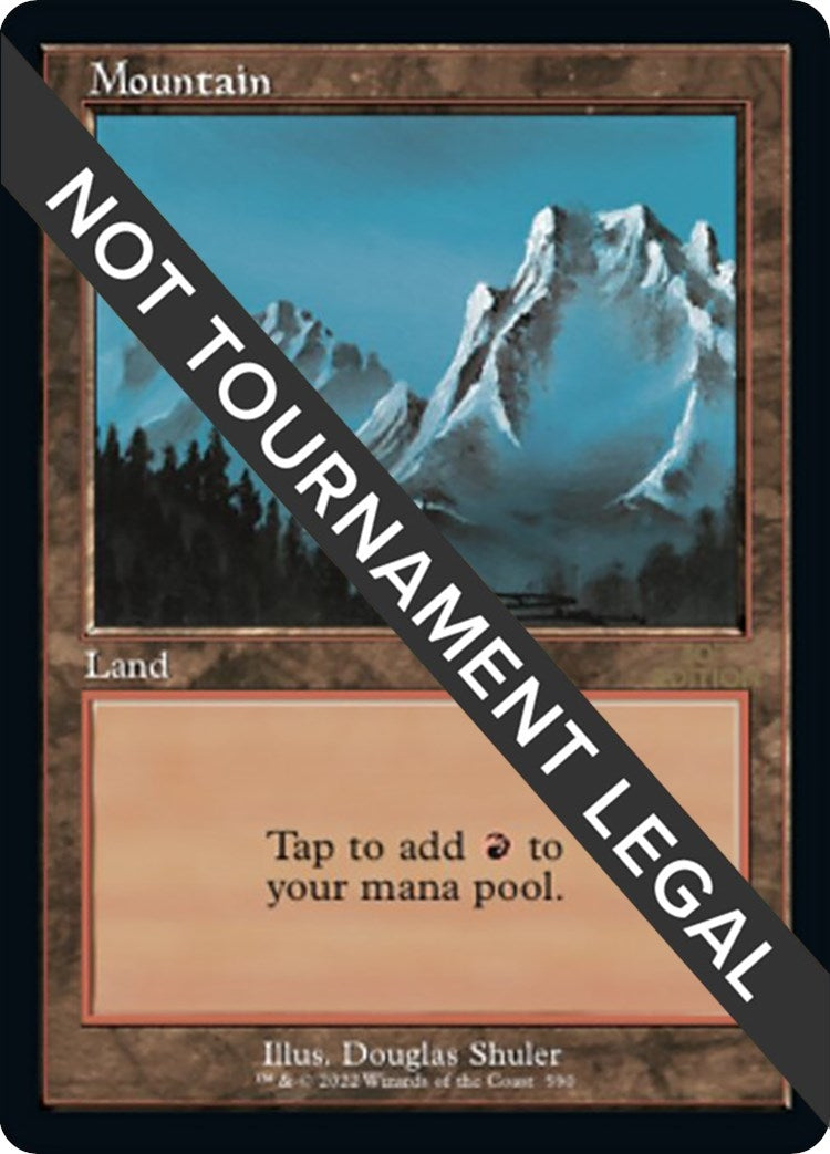 Image for Mountain (590) (Retro Frame) (30th Anniversary Edition) (590) - Magic: The Gathering