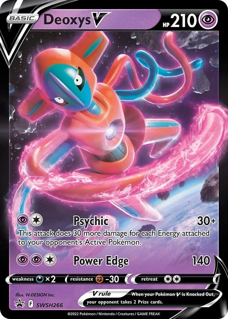 Image for Deoxys V - SWSH266 (SWSH: Sword & Shield Promo Cards) (SWSH266) - Pokemon