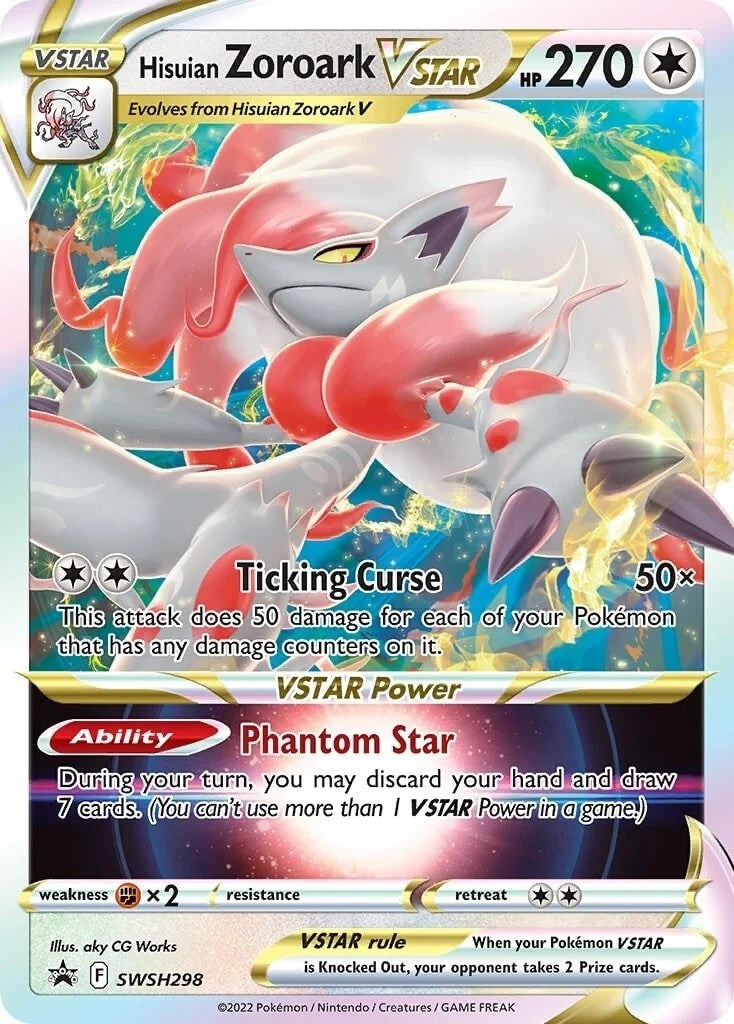 Image for Hisuian Zoroark VSTAR - SWSH298 (SWSH: Sword & Shield Promo Cards) (SWSH298) - Pokemon