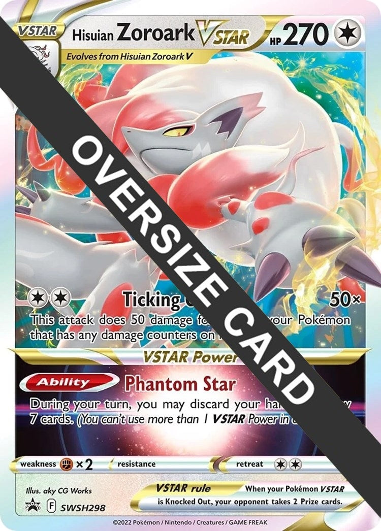 Image for Hisuian Zoroark VSTAR - SWSH298 (Jumbo Cards) (SWSH298) - Pokemon