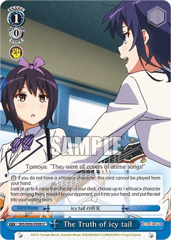 Image for The Truth of icy tail (Saekano: How to Raise a Boring Girlfriend) (SHS/W56-E098 U) - Weiss Schwarz