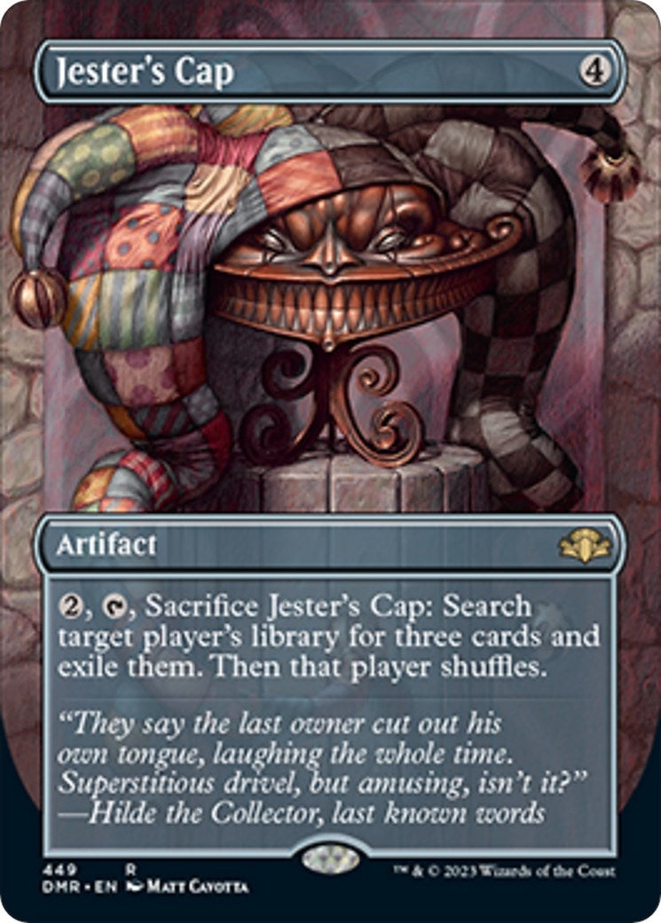 Image for Jester's Cap (Borderless) (Dominaria Remastered) (449) - Magic: The Gathering