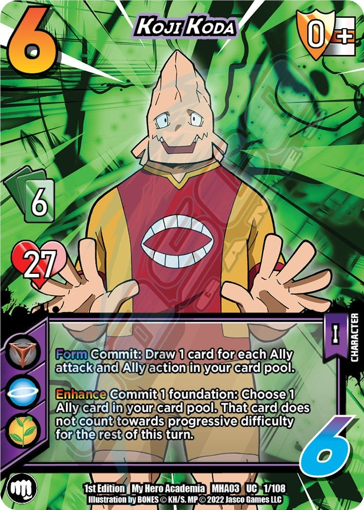 Image for Koji Koda (UniVersus: My Hero Academia: Heroes Clash) (1/108) - UniVersus