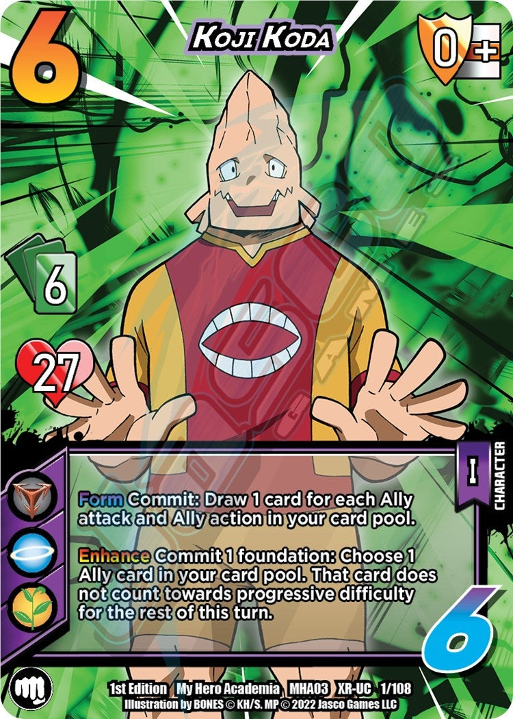 Image for Koji Koda (XR) (UniVersus: My Hero Academia: Heroes Clash) (1/108) - UniVersus