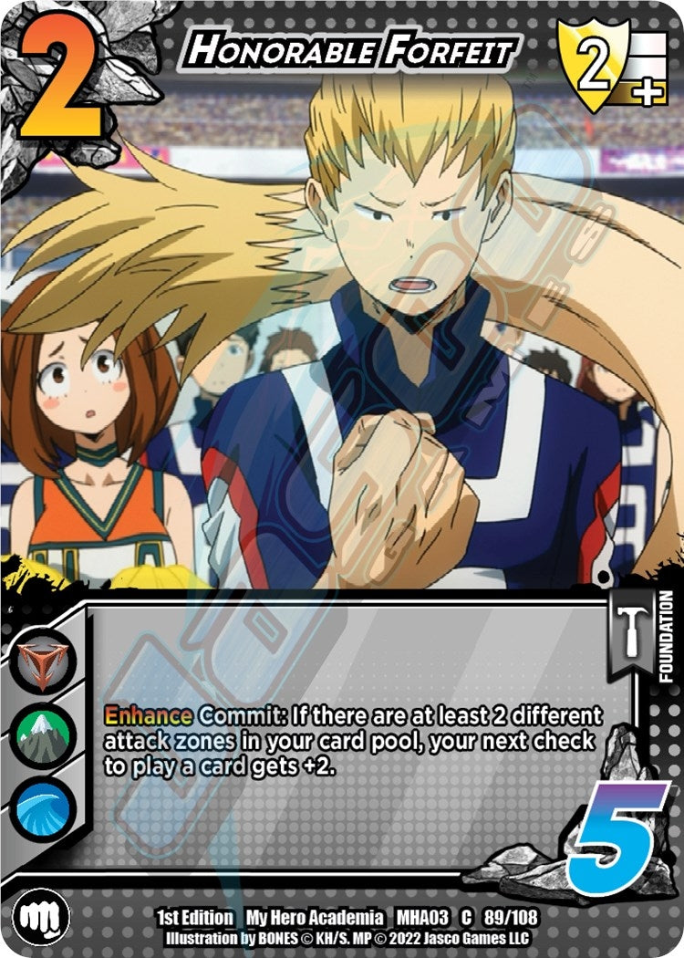 Image for Honorable Forfeit (UniVersus: My Hero Academia: Heroes Clash) (89/108) - UniVersus