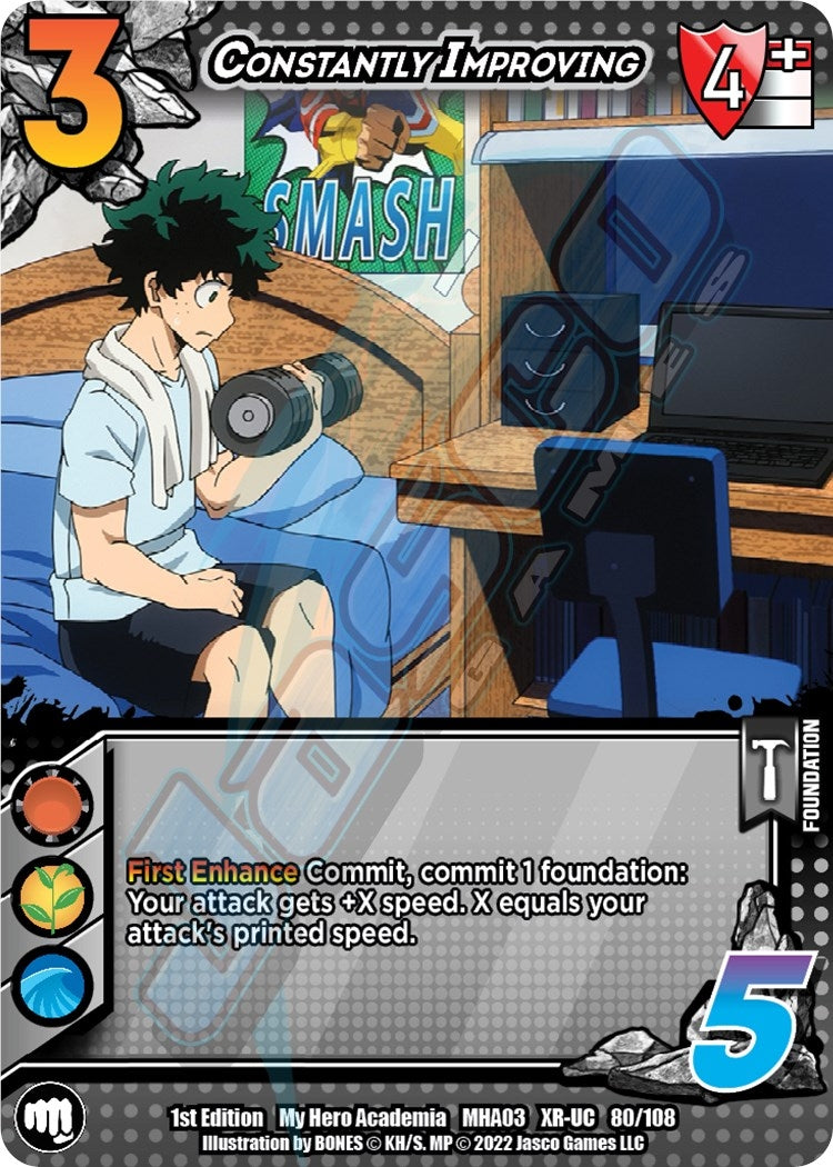 Image for Constantly Improving (XR) (UniVersus: My Hero Academia: Heroes Clash) (80/108) - UniVersus