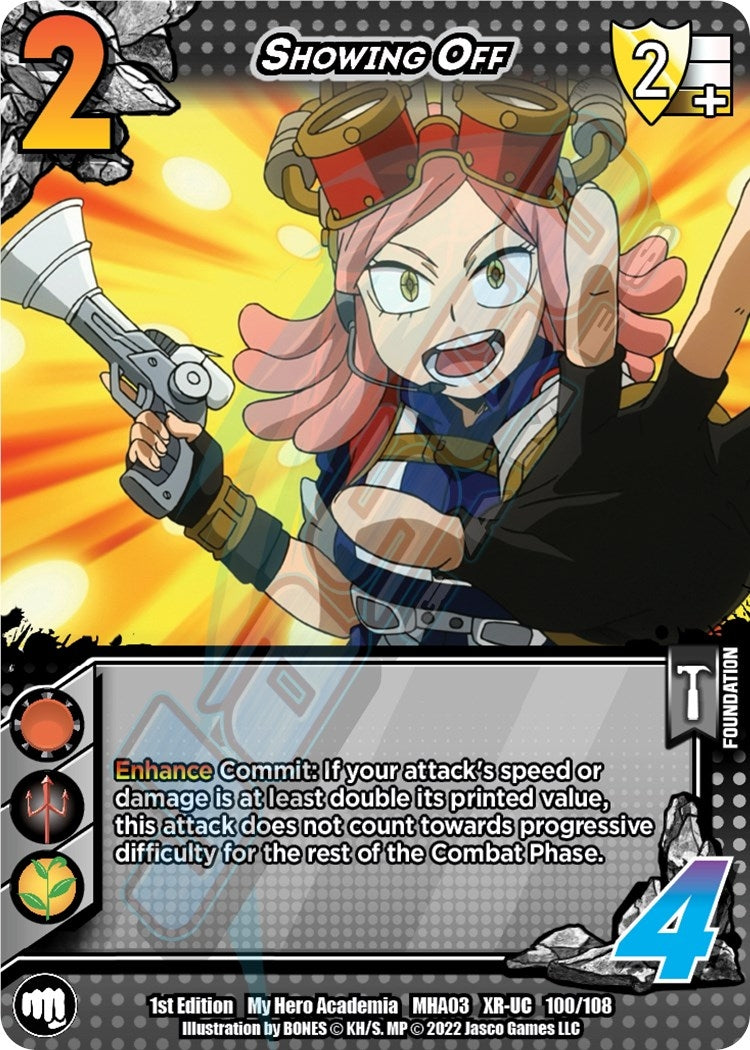 Image for Showing Off (XR) (UniVersus: My Hero Academia: Heroes Clash) (100/108) - UniVersus