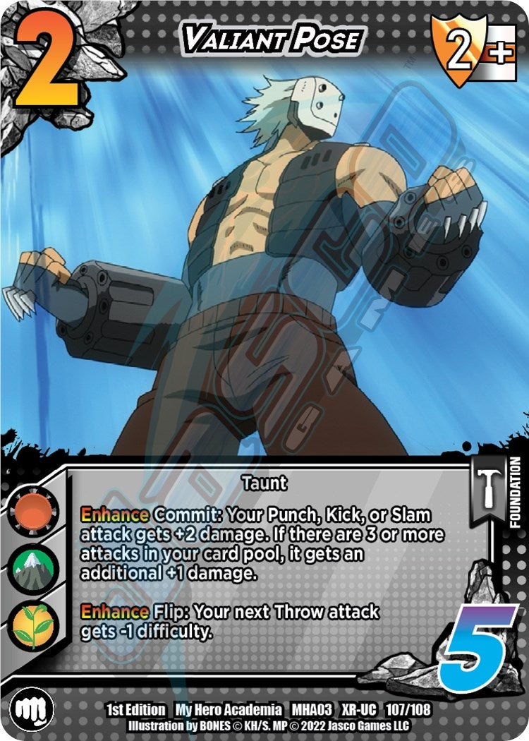Image for Valiant Pose (XR) (UniVersus: My Hero Academia: Heroes Clash) (107/108) - UniVersus