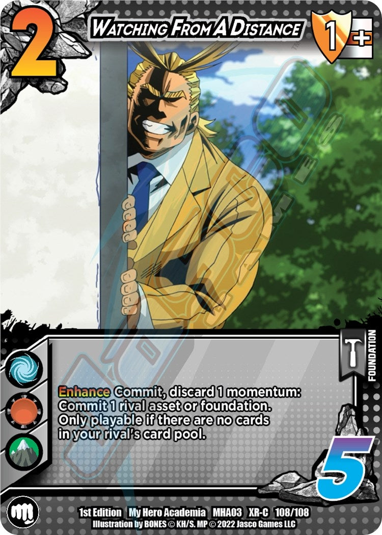 Image for Watching From a Distance (XR) (UniVersus: My Hero Academia: Heroes Clash) (108/108) - UniVersus