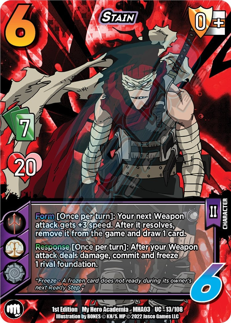 Image for Stain (UniVersus: My Hero Academia: Heroes Clash) (13/108) - UniVersus