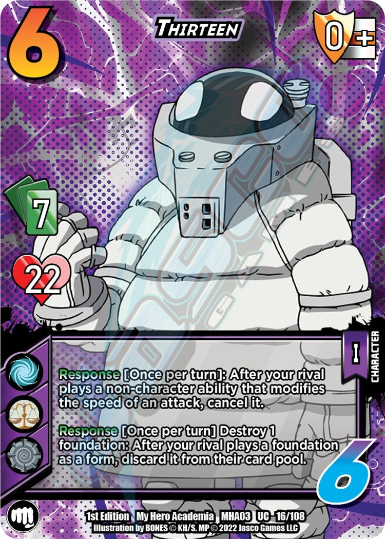 Image for Thirteen (UniVersus: My Hero Academia: Heroes Clash) (16/108) - UniVersus