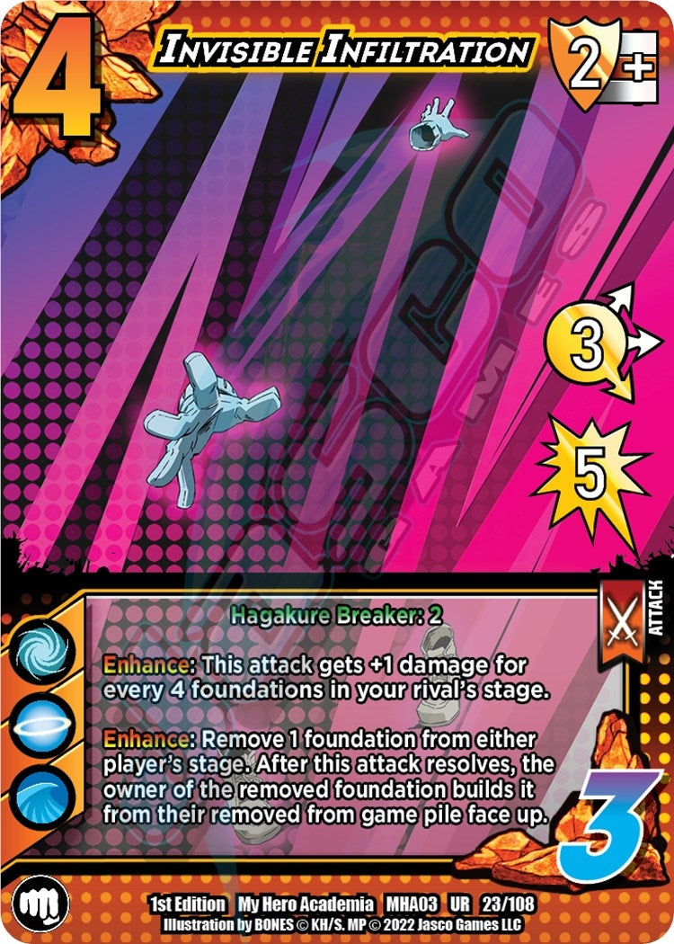 Image for Invisible Infiltration (UniVersus: My Hero Academia: Heroes Clash) (23/108) - UniVersus
