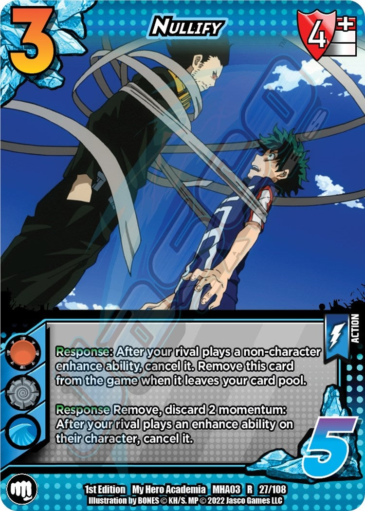Image for Nullify (UniVersus: My Hero Academia: Heroes Clash) (27/108) - UniVersus