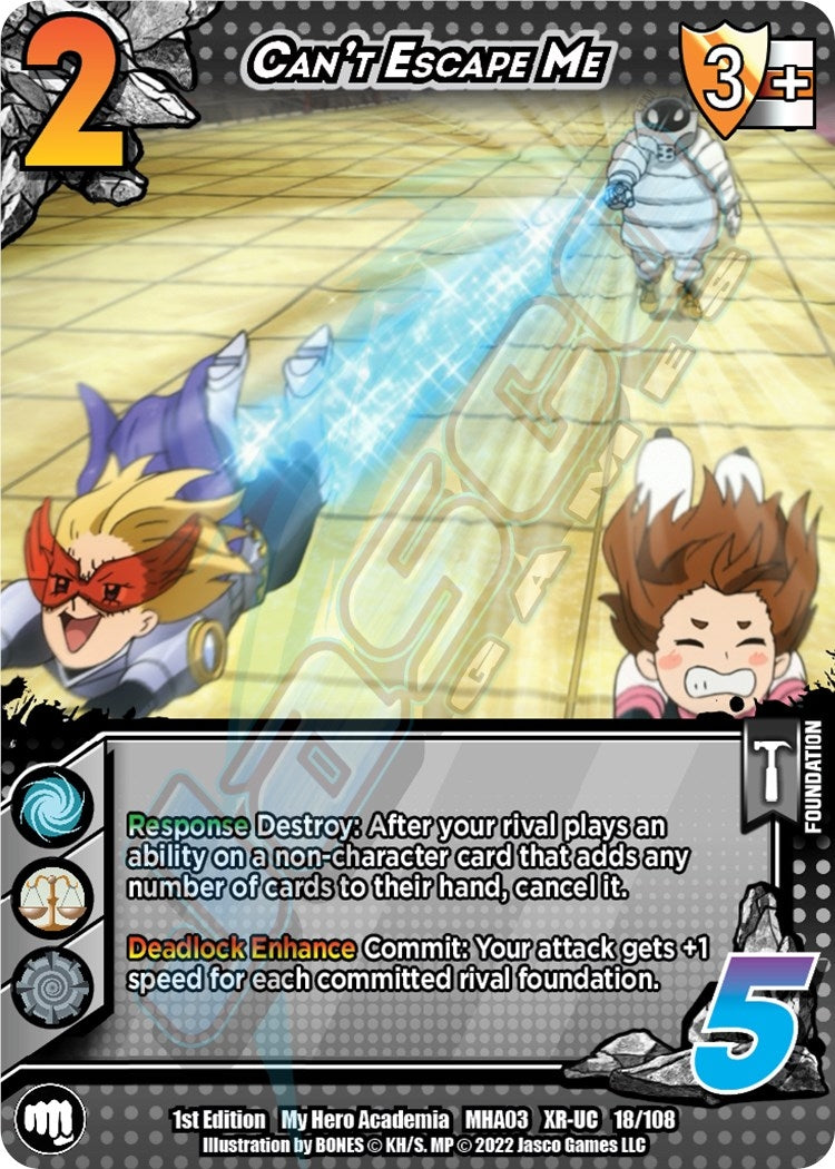 Image for Can't Escape Me (XR) (UniVersus: My Hero Academia: Heroes Clash) (18/108) - UniVersus