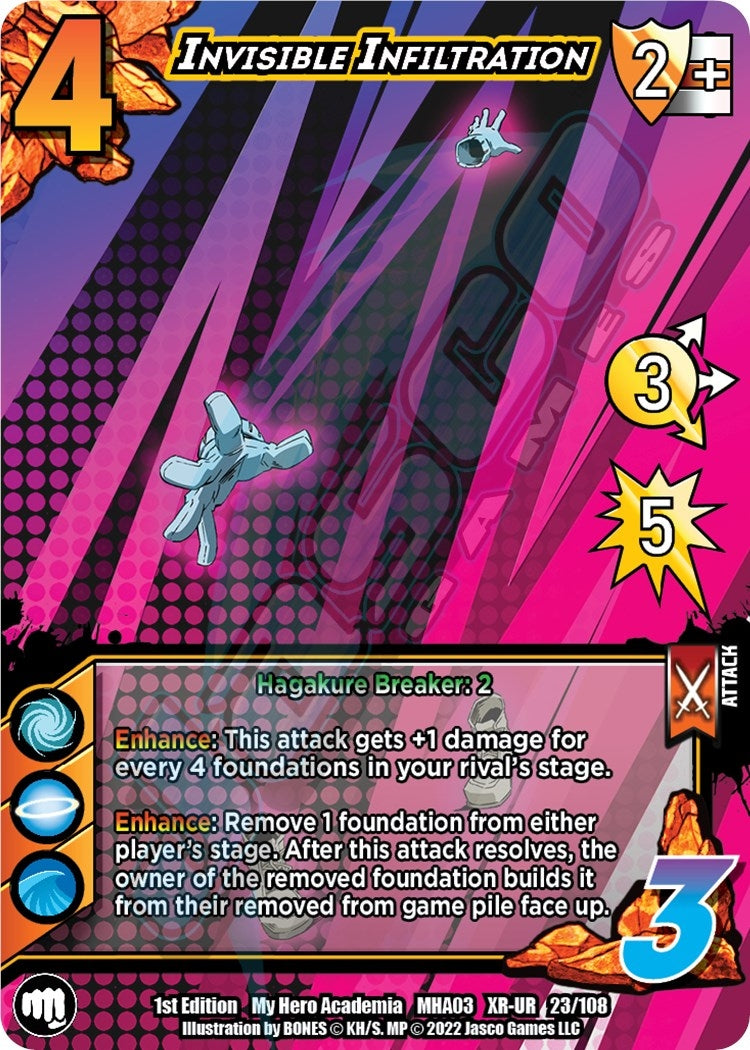 Image for Invisible Infiltration (XR) (UniVersus: My Hero Academia: Heroes Clash) (23/108) - UniVersus