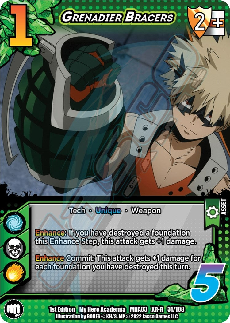 Image for Grenadier Bracers (XR) (UniVersus: My Hero Academia: Heroes Clash) (31/108) - UniVersus