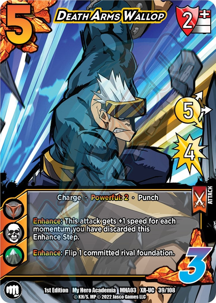 Image for Death Arms Wallop (XR) (UniVersus: My Hero Academia: Heroes Clash) (39/108) - UniVersus