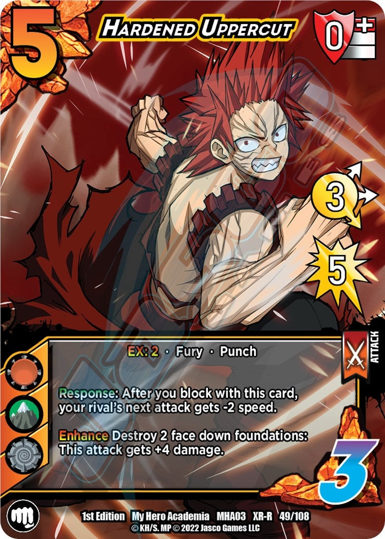Image for Hardened Uppercut (XR) (UniVersus: My Hero Academia: Heroes Clash) (49/108) - UniVersus
