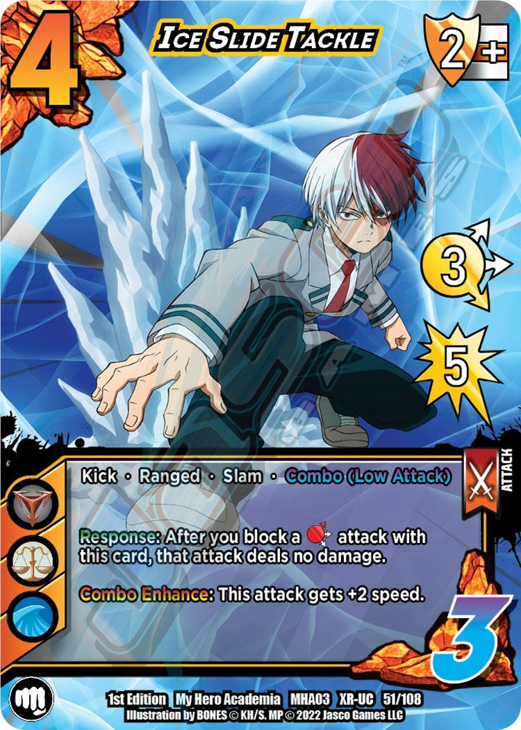 Image for Ice Slide Tackle (XR) (UniVersus: My Hero Academia: Heroes Clash) (51/108) - UniVersus