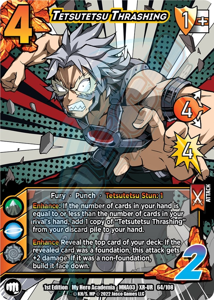 Image for Tetsutetsu Thrashing (XR) (UniVersus: My Hero Academia: Heroes Clash) (64/108) - UniVersus