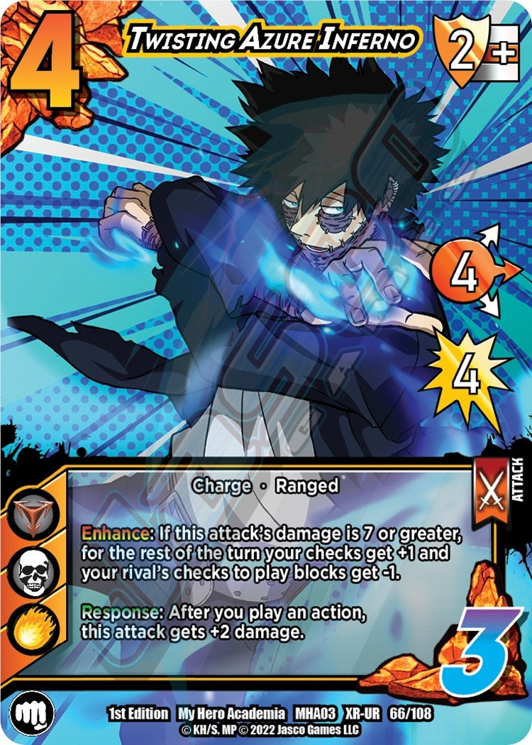Image for Twisting Azure Inferno (XR) (UniVersus: My Hero Academia: Heroes Clash) (66/108) - UniVersus