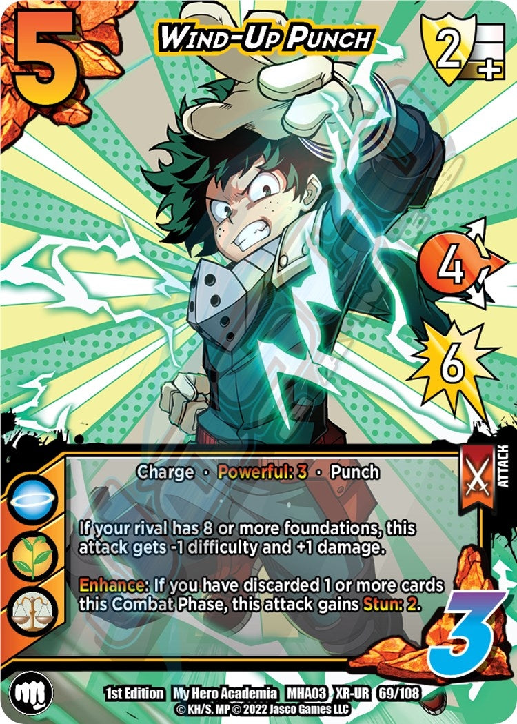 Image for Wind-Up Punch (XR) (UniVersus: My Hero Academia: Heroes Clash) (69/108) - UniVersus