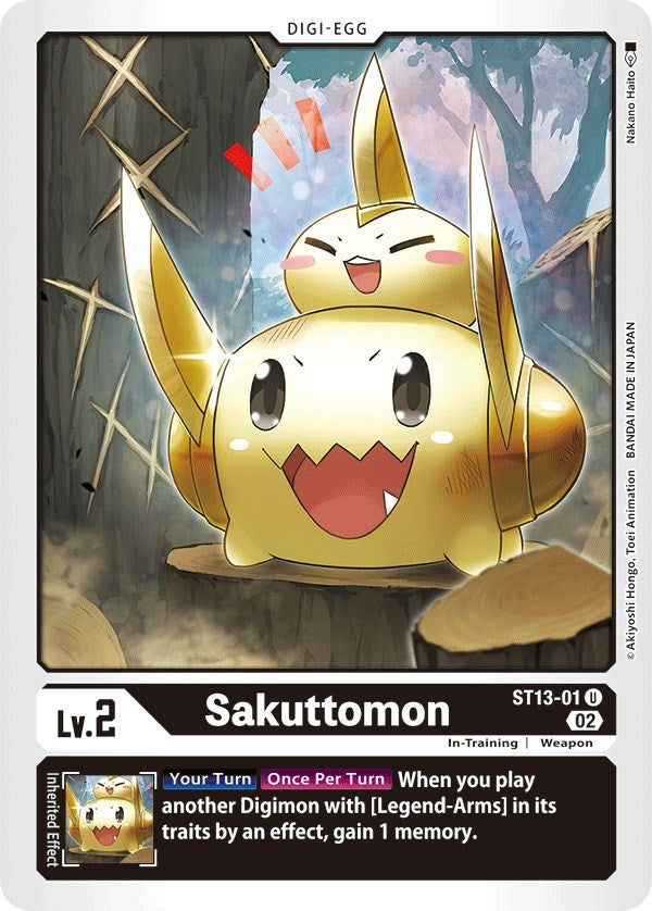 Image for Sakuttomon (ST-13) (ST13-01 U) - Digimon Card Game