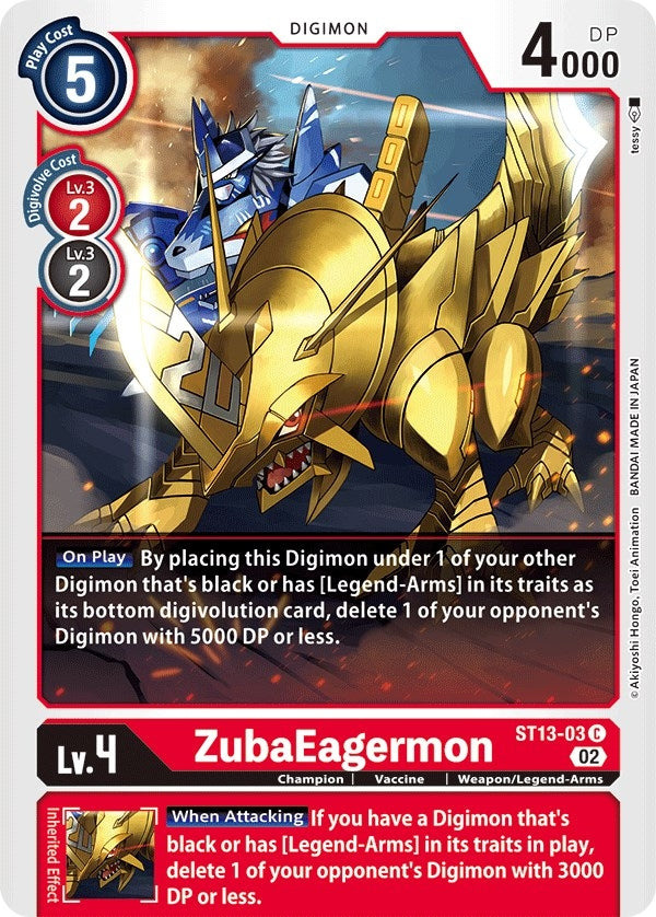 Image for ZubaEagermon (ST-13) (ST13-03 C) - Digimon Card Game