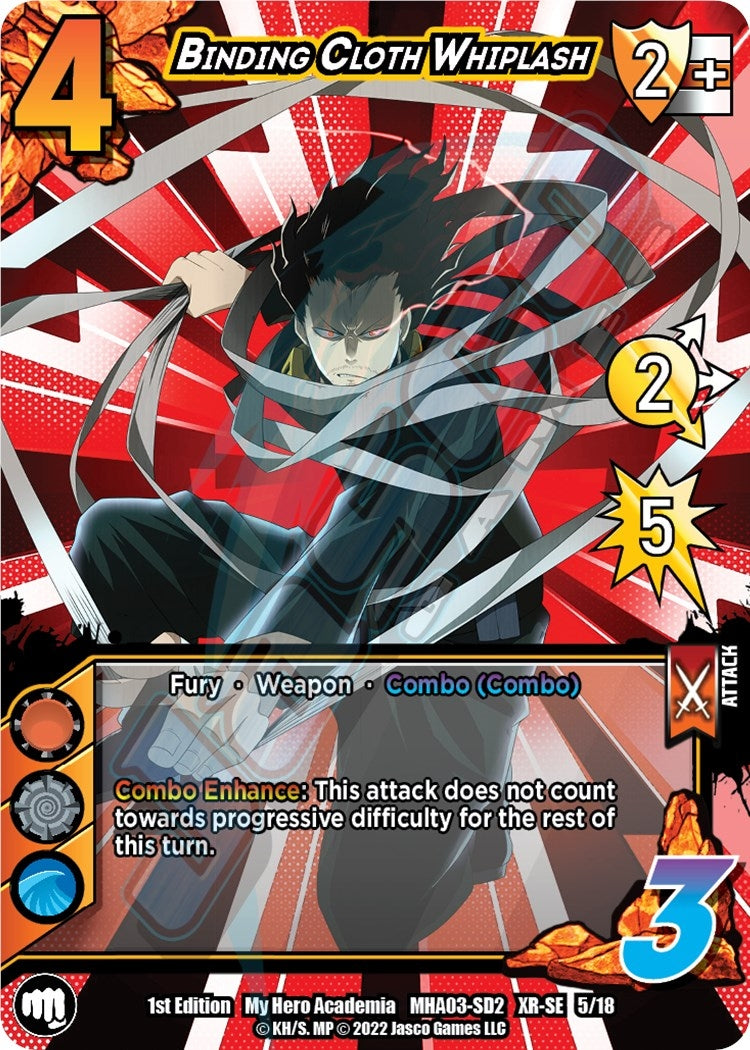 Image for Binding Cloth Whiplash (XR) (UniVersus: My Hero Academia: Heroes Clash) (5/18) - UniVersus