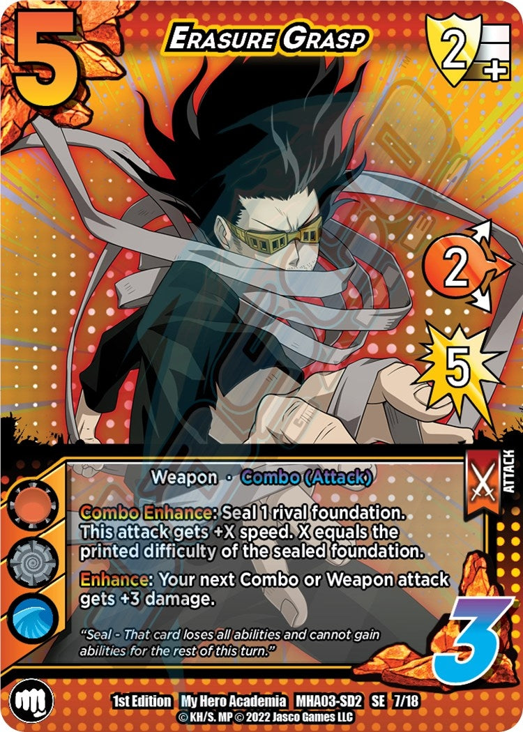Image for Erasure Grasp (UniVersus: My Hero Academia: Heroes Clash) (7/18) - UniVersus