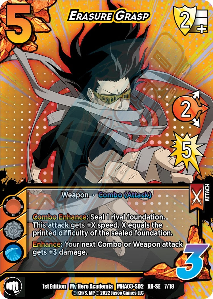 Image for Erasure Grasp (XR) (UniVersus: My Hero Academia: Heroes Clash) (7/18) - UniVersus