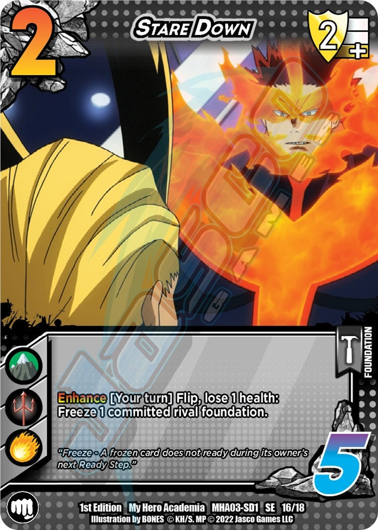 Image for Stare Down (UniVersus: My Hero Academia: Heroes Clash) (16/18) - UniVersus