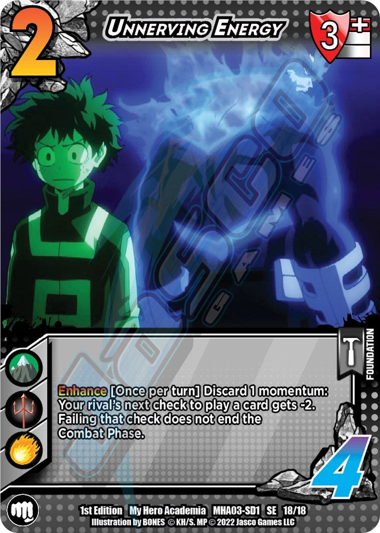 Image for Unnerving Energy (UniVersus: My Hero Academia: Heroes Clash) (18/18) - UniVersus